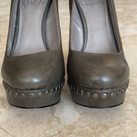 Vince Camuto Studded Platform Heels - Picture 8 of 15
